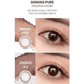 Olens Shining Pure Choco — contact lens product information graphic