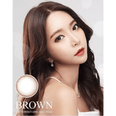 Olens Someday Brown — model portrait showing the contact lens look
