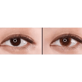 Olens Someday Choco — both eyes wearing the contact lenses