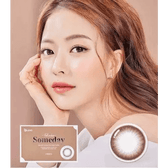 Olens Someday Choco — model portrait showing the contact lens look