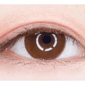 Olens Someday Gray — single-eye close-up showing the contact lens appearance