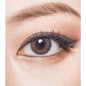 Olens Spanish Gray (20p) — single-eye close-up showing the contact lens appearance