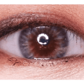 Olens Spanish Real Gray — single-eye close-up showing the contact lens appearance