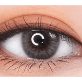 Olens Spanish Real Gray — single-eye close-up showing the contact lens appearance