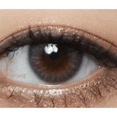 Olens Spanish Real Gray — single-eye close-up showing the contact lens appearance
