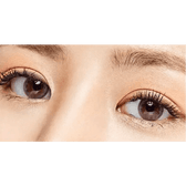 Olens Spring Rain Gray — single-eye close-up showing the contact lens appearance