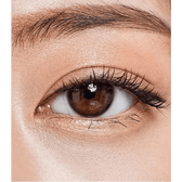 Olens Stay Black — single-eye close-up showing the contact lens appearance