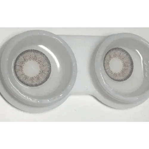 Olens Style Pop 3 Cone Gray — contact lenses displayed in storage cases