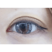 Olens Style Pop 3 Cone Gray — single-eye close-up showing the contact lens appearance