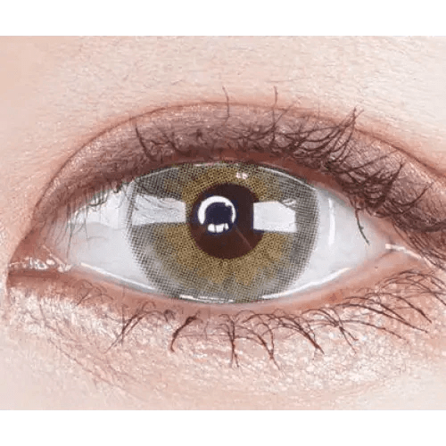 Olens Symphony 3con Green colored contact lens, 13.5mm graphic diameter, Monthly wear