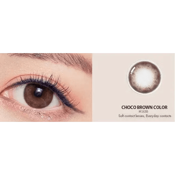 Olens Tika Chocolate Brown — contact lens product information graphic