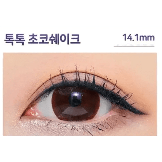 Olens Tok Tok Choco Shake — contact lens product information graphic