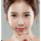 Olens Toy Black — model portrait showing the contact lens look
