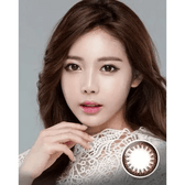 Olens Toy Brown — model portrait showing the contact lens look