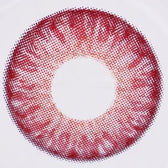 Olens Vampire Red — close-up of the contact lens design