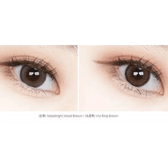 Olens ViVi Ring 1Day Brown (20p) — contact lens appearance comparison