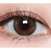 Olens ViVi Ring 1Day Brown (20p) — single-eye close-up showing the contact lens appearance