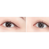 Olens ViVi Ring 1Day Gray (20p) — both eyes wearing the contact lenses