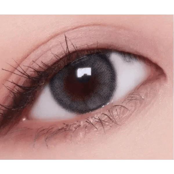 Olens ViVi Ring 1Day Gray (20p) — single-eye close-up showing the contact lens appearance