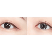 Olens ViVi Ring 1Day Gray (20p) — both eyes wearing the contact lenses