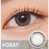 Olens ViVi Ring 1Day Gray (20p) — single-eye close-up showing the contact lens appearance
