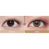 Olens ViVi Ring Beige — contact lens appearance comparison