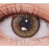 Olens ViVi Ring Beige — single-eye close-up showing the contact lens appearance