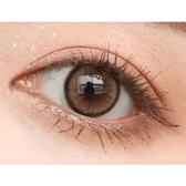 Olens ViVi Ring Beige — single-eye close-up showing the contact lens appearance
