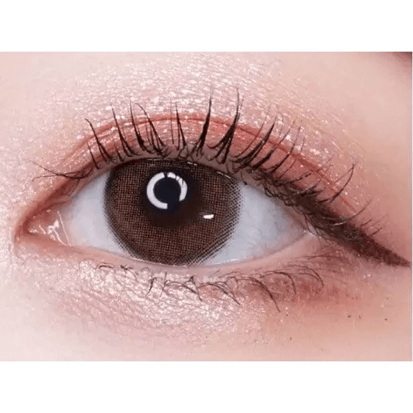 Olens ViVi Ring Brown Toric colored contact lens, 13.0mm graphic diameter, Monthly wear