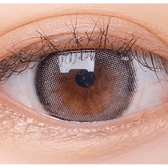 Olens ViVi Ring Gray — single-eye close-up showing the contact lens appearance