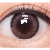 Olens ViVi Ring Pink — single-eye close-up showing the contact lens appearance