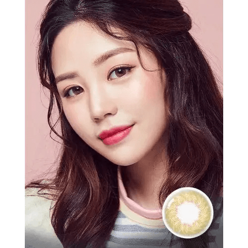 Olens Vogue Brown colored contact lens, 13.6mm graphic diameter, 3-6 Months wear