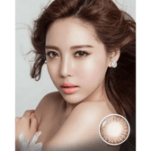 Olens W1 Brown — model portrait showing the contact lens look