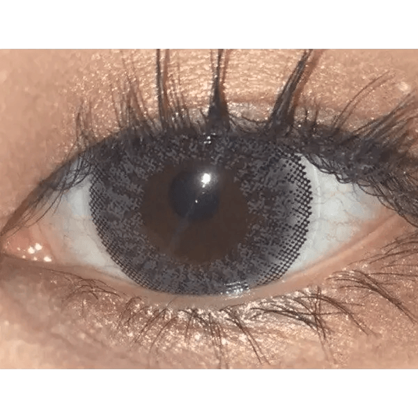 Olens W1 Gray colored contact lens, 13.4mm graphic diameter, Monthly wear