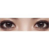 Olens W1 Gray — both eyes wearing the contact lenses