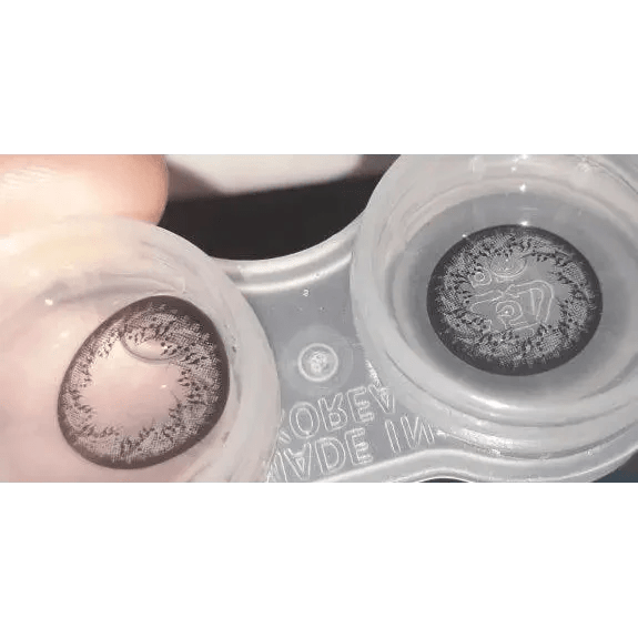 Olens W3 Gray — contact lens appearance comparison
