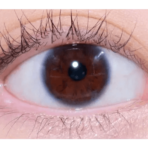 Olens Water Fine Clear (40p) colored contact lens, 13.1mm graphic diameter, Monthly wear