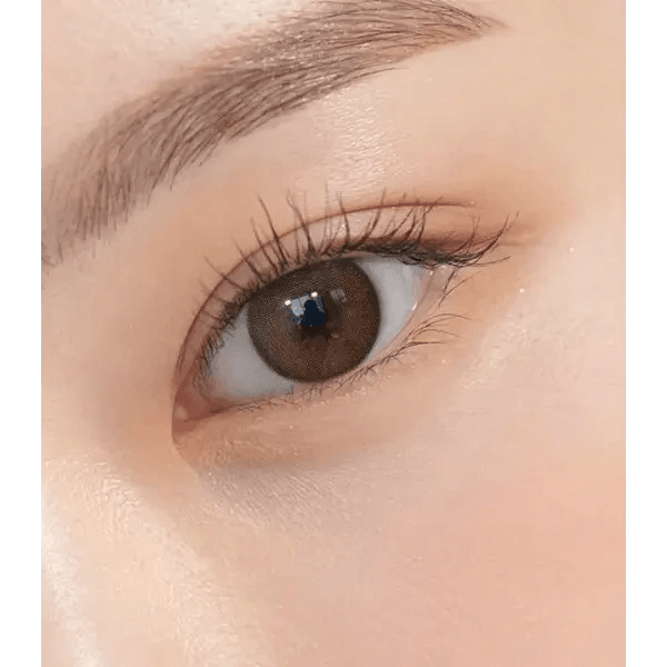 Olens Winsome Brown colored contact lens, 12.8mm graphic diameter, 3-6 Months wear