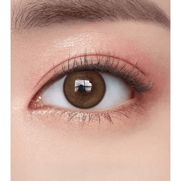 Olens Winsome Brown colored contact lens, 12.8mm graphic diameter, 3-6 Months wear