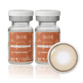 Olens Winsome Brown colored contact lens, 12.8mm graphic diameter, 3-6 Months wear