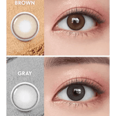Olens Winsome Brown colored contact lens, 12.8mm graphic diameter, 3-6 Months wear