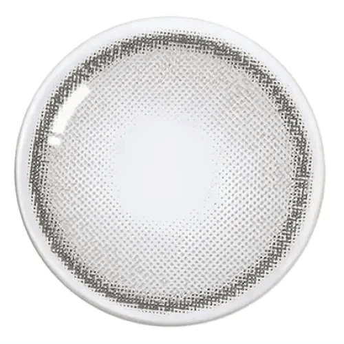 Olens Winsome Gray colored contact lens, 12.8mm graphic diameter, 3-6 Months wear