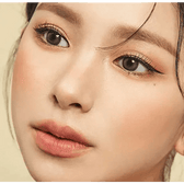 LensTown Olly 2 Brown — model portrait showing the contact lens look