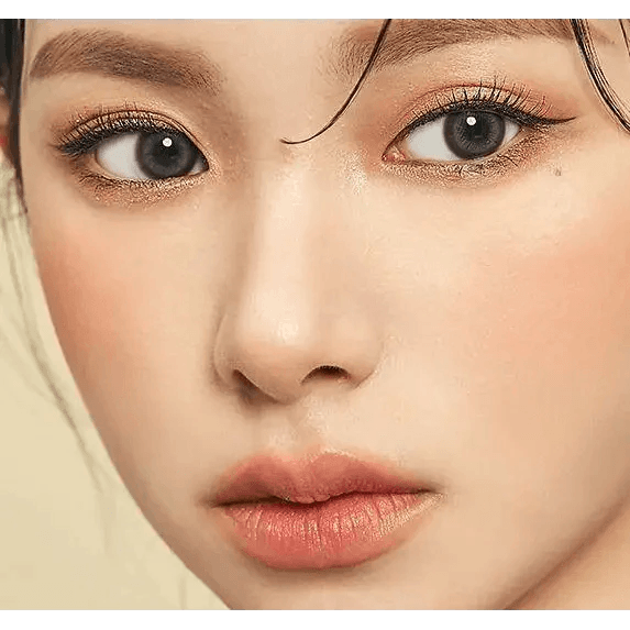 LensTown Olly 2 Gray — model portrait showing the contact lens look