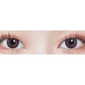 LensTown Olly 2 Pink — both eyes wearing the contact lenses