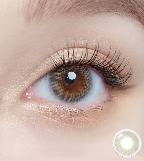 Olola A.ble Gray (10p) colored contact lens, 13.1mm graphic diameter, Daily wear