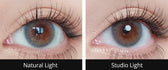 Olola A.ble Blue — monthly colored contact lenses, 13.2mm graphic diameter