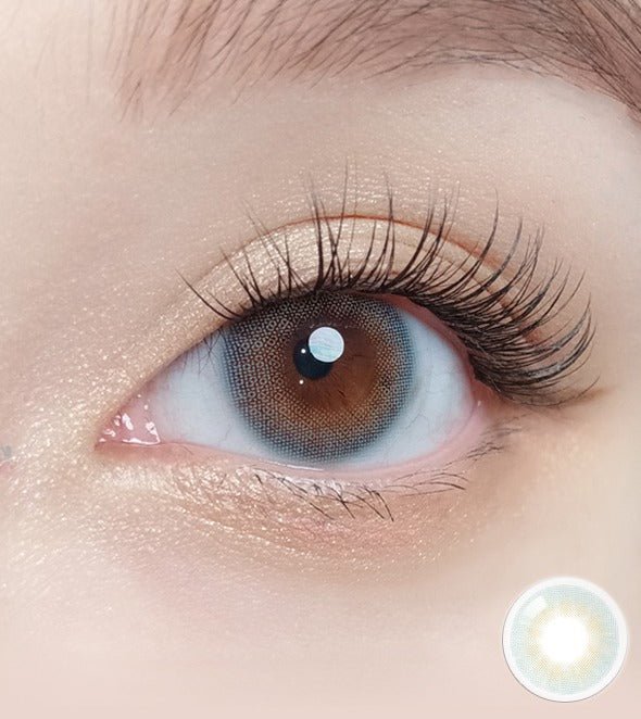 Olola A.ble Blue — monthly colored contact lenses, 13.2mm graphic diameter