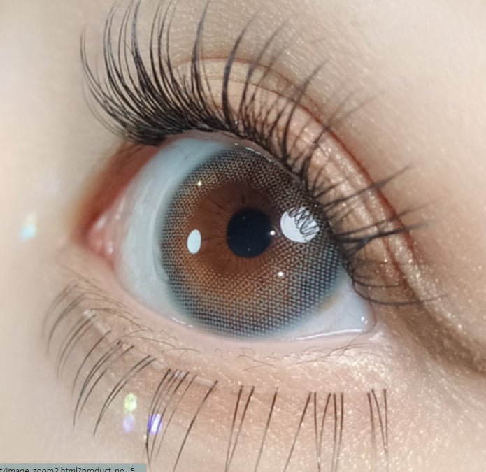 Olola A.ble Blue — monthly colored contact lenses, 13.2mm graphic diameter