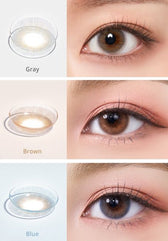 Olola A.ble Brown — monthly colored contact lenses, 13.2mm graphic diameter